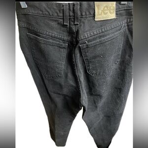 Lee Original Black Denim Jeans Women’s 12 M (32”waist) 100% Cotton